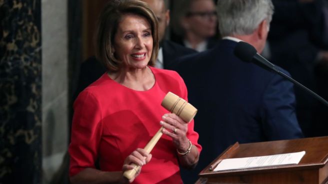 House Of Representatives Convenes For First Session Of 2019 To Elect Nancy Pelosi (D-CA) As Speaker Of The House